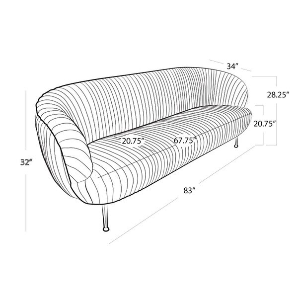 Beretta Leather Sofa